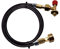 DN Autogas Parts Campingaz 901,904,907 Bottle Adaptor to Butane Gas Bottle/Refill Filler Set Connectors with 8mm Hose Pipe (2 Meters)