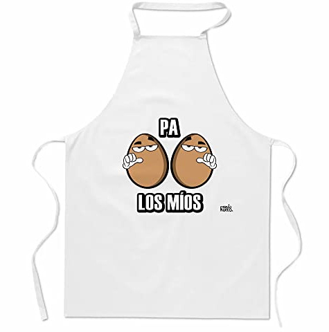 mundohuevo Regalo original y divertido. Delantal Pa huevos los mios