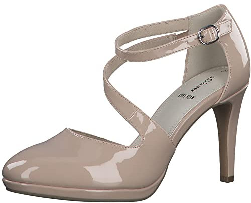 s.Oliver Pumps 5-5-24401-20 Beige Red Label