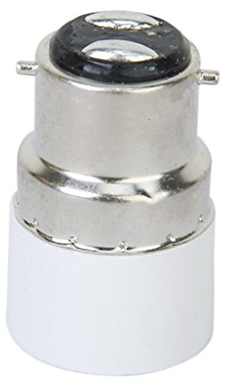 Adaptateur de douille d'ampoule LED B22 vers E14