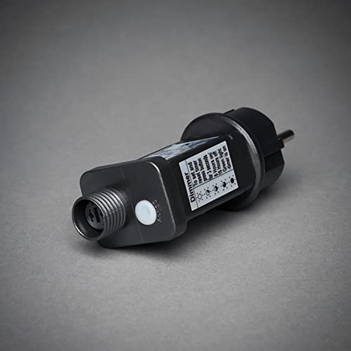 Konstsmide E-Transformator, schwarz, inkl. Dimmer und Timer, 30V, Außen (IP44), 15W - 5156-000