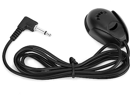 HERCHR Microphone, 3.5mm External Microphone Mini Stereo GPS Bluetooth Radio Talk ABS Material Omni-Directional Microphone for Car