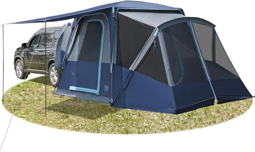 TIMBER RIDGE SUV Tent 4-5 Persons Car Tent for Vehicles Tailgate with Awning 3000 mm Waterproof Family Camping Tent for SUV, Pickup & Jeep 397 cm x 305 cm x 220 cm