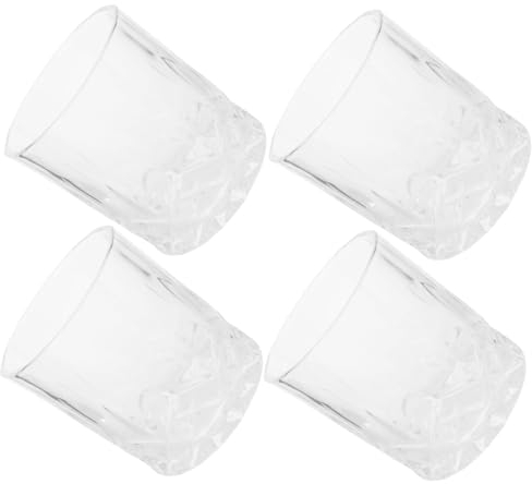 LABRIMP 4pezzi Bicchieri Da Whisky Eleganti Calici Decorati Per Cocktail e Vino Accessorio Per Casa e Festa