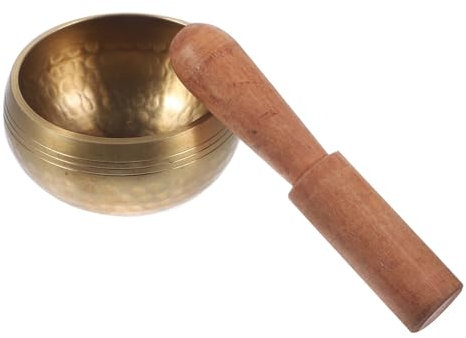 QUMIIRITY Tazón De Fuente De Nepal Gong Tibetano Cuenco De Buda Cuenco De Música De Buda Cuenco Tibetano Cuenco De Tibetano Tazón De Sonido De Cuenco De Madera