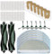 25 pièces Combo 105 Accessoires de rechange pour iRobot Roomba 105 Combo, Combo 2 Essential Robot Aspirateur, 2 brosses rotatives, 6 brosses latérales 6 filtres HEPA, 6 sacs à poussière, 5 serpillères