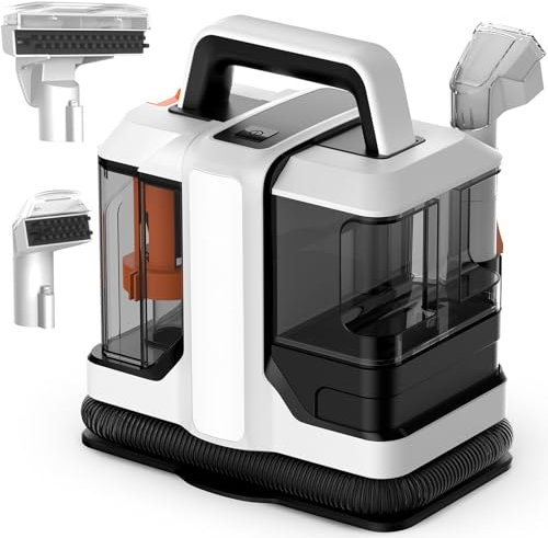 Macchina Pulitrice per Tappeti Macchina Pulitrice per Macchie Portatile, 15 Kpa Shampooer per Tappezzeria Macchina Pulitrice Profonda per Animali Domestici, Mobili, Scale, Divano, Tenda