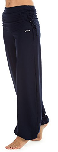 WINSHAPE Damen Wh1 Fitness Freizeit Sport Yoga Pilates Trainingshose, Night Blue, XL EU
