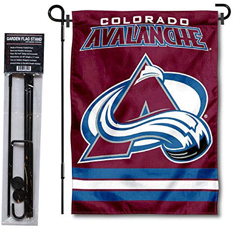 WinCraft Bandiera da giardino con valanga Colorado con supporto per asta