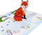 Sweetpopup® 3D Pop-Up Karte | Glückwunschkarte Geburtstagskarte Geschenkkarte | Winter Wandern Wälder Winterurlaub | Grußkarte & Gutscheinkarte für besondere Anlässe | Klappkarte mit Fuchs 178
