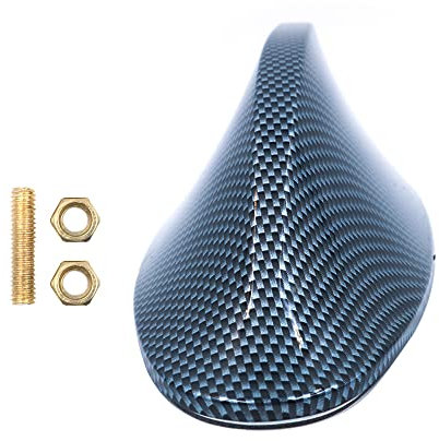 CENPEK Shark Fin Antenne Autoantenne Radio AM FM Antenne mit Klebesockel-Schwarz