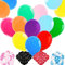 Premium Luftballons Bunt • Helium Luftballons • 50 Stück • extra reißfest • Bunte Luftballons für schöne Party Deko, Hochzeitsdeko, Fasching, 100% Naturlatex