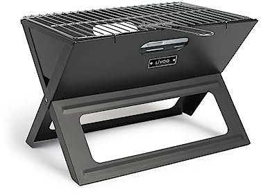 Barbecue à charbon pliable Livoo DOC268 Noir