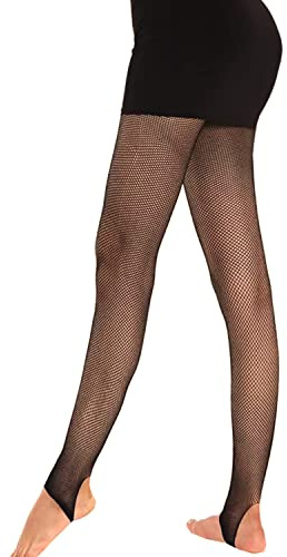 Stigbygellås för kvinnor, nätstrumpbyxor med hög midja, nätstrumpor, inga tår, strumpbyxor för festival, cosplay, halloween, dans, Svart, en storlek