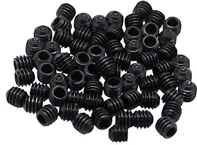 Fbshicung 100PCS 1.6MM Serger Fine Pin Screw for Hexagonal Needle Compatible with Sewing Machine JUKI MO 2516 3600 3900 OVERLOCK