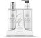 Grace Cole White Nectarine & Pear Scented Body Care Duo Gift Set 1 x Bath & Shower Gel 300ml, 1 x Hand & Body Lotion 300ml - Essential Oils - Vegan - Made In England
