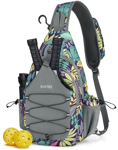 G4Free Pickleball Bag - Bolsa deportiva para tenis, ligera, para palas y pickleball, Hoja azul, L