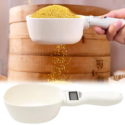 Cuchara medidora digital 2025 - Báscula de medición de alimentos | Báscula de cuchara de ABS de 800 g con pantalla LCD | Cuchara medidora electrónica | Herramienta de pesaje portátil