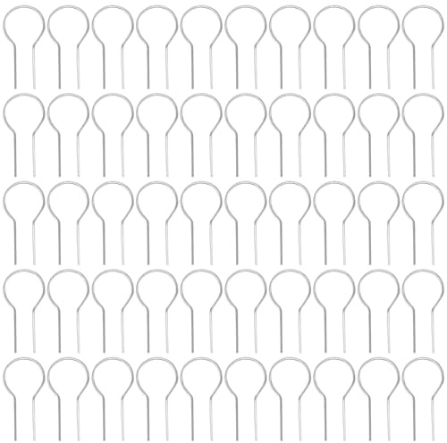 HAOBIN 50 pezzi Ceramica di Supporto del Telaio Ganci Strumenti per la Cottura della Ausilio per la cottura della ceramica Per decorazioni,strumenti per il fai da te Metallo
