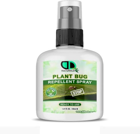 100% Natural Plant Bug Repellent Spray – Ready to Use, Effective Against Blackfly, Aphids, Whitefly, Mites & Mealybugs – Enhances Plant Growth for Flowers, Fruits, Vegetables (30ml Spray)
