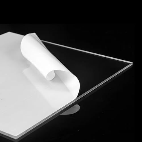 Policarbonato Placas Transparente de 5 mm de Espesor, Invernadero Exterior, no se Rompen Fácilmente, se Pueden Cortar y Doblar, Duraderos y no Amarillean(40x122cm/16x48in)