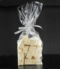 Dalbags - Pz 100 Sacchetti Trasparenti Plastica PPL con Fondello in Carta Bianca per Alimenti Buste PPL 110+60x340 mm Fondo Quadro Adatti al confezionamento di Biscotti, Caramelle, Pasta, minuteria.