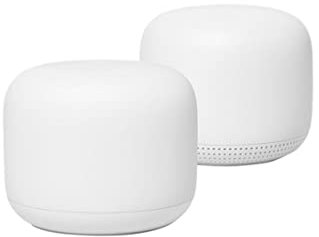 Google Nest WiFi Router and Point Snow