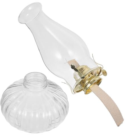 TOPBATHY Retro Petroleumlampen Vintage Öllampen Glas Öl Laternen Petroleumlampe Für Wohnkultur Tischplatte Vintage Lampe