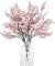 Flores 3 Unidades de 50 cm Flores Artificiales de Cerezo, Plantas Artificiales Decorativas, Decoracion para Hogar, Bodas, Fiestas, Oficinas, Balcones y Jardines (Rosa)