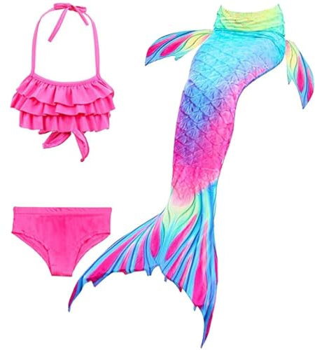 shepretty Mädchen Fisch Tail mit Bikini Sommer Cosplay Party,DH52fen-130