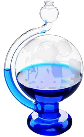 Baromètres en verre de matelard Visual Barométrique Prédicteur Barométrique Visual pour les cadeaux de décoration bureau du bureau à domicile