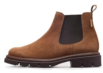 KOALA BAY Botín Chelsea Serraje de Mujer Marrón - Stonester (Marrón, Sistema Tallas Calzado EU, Adulto, Números, Mediano, 37)