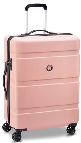 DELSEY PARIS - Airship 2.0 - Valise Cabine Rigide 55x39x20 cm - 32 L - S - Rose