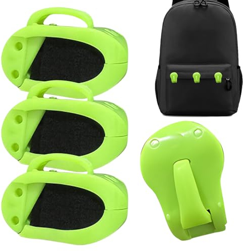 Clip per canne da pesca per riporre e organizzare, 4 pezzi, organizer portatile per rack elastico, accessori per canne da pesca, per riva e piscina, acqua salata