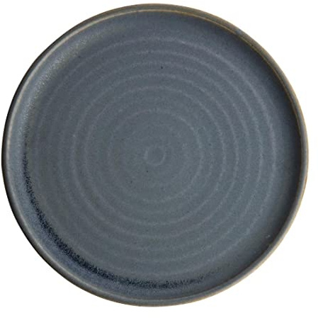 Olympia FA303 - Plato redondo de lona (265 mm, 6 unidades), color azul granito