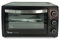 WeGeek Elektroofen, 1300 W, Fassungsvermögen 20 l, einstellbare Temperatur 230 °, inklusive Tablett und Grillrost mit abnehmbarem Griff, Schwarz
