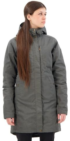Fjällräven Damen Kiruna Padded Parka, Basalt, S