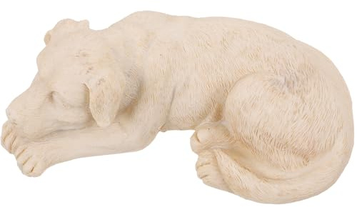 TOYANDONA Estatua Lápida Conmemorativa para Mascotas en Resina, Piedra para Tumba de Perro Color Beige, Adorno para Jardín y Memorial de Animales, Decoración Exterior para Perros y Gatos