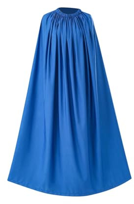 Milageto de Cambio de Playa Plegable en Material de Algodón Tienda Portátil para Privacidad Al Cambiar Ropa Capa de Vestuario para Bailarines Adecuado, Azul 1.4m
