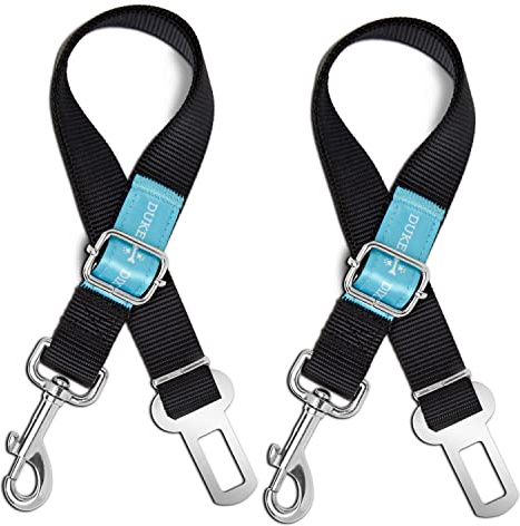 Dog Seat Belt Pet Dog Cat Car Seatbelt Safety Tether - 2 Pack - Adjustable Harness Belts Pet Leash - Heavy Duty Nylon Seatbelts - Universal Fit Cars Truck SUV