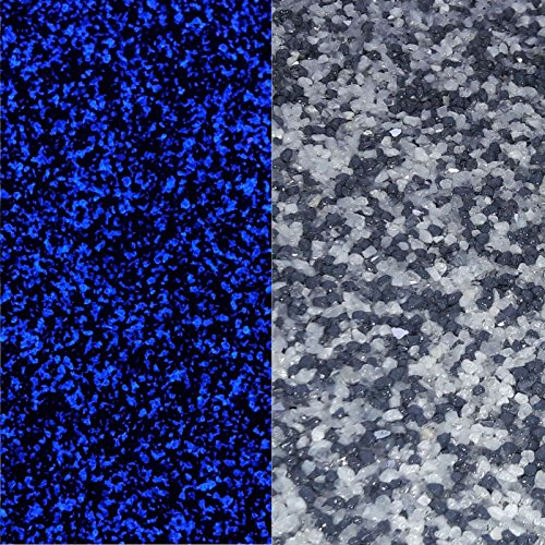 20kg Buntsteinputz Mosaikputz 1-2mm Weiß/Anthrazit + Spiegelbruch fluoreszierend Glasputz Wandputz