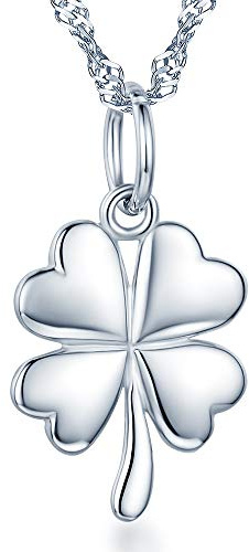 Oändligt ULove Eternal fyrklöver hänge i 925 sterling silver män/kvinnor/par halsband present till nära och kära