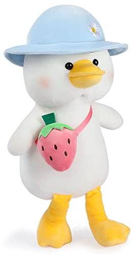 Plüschtier, Plüschtier, 30 cm, weiches flauschiges Umarmungskissen, Schulente, tolles Geschenk für jedes Alter und jeden Anlass