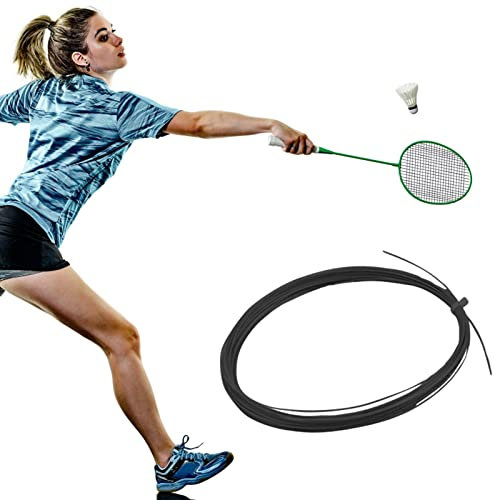 Professionelle Badmintonsaite, hohe Flexibilität aus Nylon, Badmintonschlägersaite, ausgewählte Schlägersaitenlinie, Badminton-Reparaturzubehör, einfach zu kontrollieren