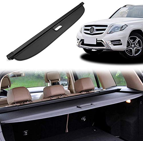 Baule Copri Vano di Carico per Mercedes-Benz GLK 300 2008-2015 Copertura di Protezione Copertura Del Carico Copertura Del Bagagliaio Estensibile Nera Avvolgibile