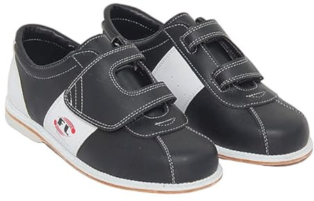 Fooceoute Zapatos de Bolos para Principiantes,Hombres Zapatos De Entrenamiento De Bolos,Zapatillas De Cueros Bowling Trainer,Zapatos Deportivos De Bolos para Césped,para Aficionados Ocasionales