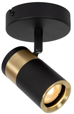 LUCIDE GORIK - väggspot/vägglampa - 1xGU10 - svart