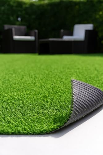 Prato Sintetico Greenwich | Erba Artificiale da Esterno 7mm | Tappeto Verde Decorativo per Giardino, Balcone e Terrazza | Disponibile in Diverse Misure (Greenwich, 3x2m / 6mq)