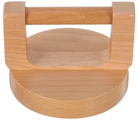 Gatuida Bruñidor Manual de Madera para Impresión y Linograbado con Mango Redondo Ergonómico Prensa de Estampación para Manualidades Infantiles Herramienta para Scrapbooking y Aulas de