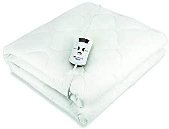 Pekatherm | Scaldaletto elettrico individuale | Dimensioni 150 x 70 cm | 4 livelli di temperatura | Realizzato al 100% in cotone | Coprimaterassi per coperte elettriche | Pekatherm U105DF